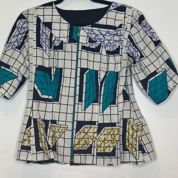 Geometric Patterned Jacket - Picture 1 of 1